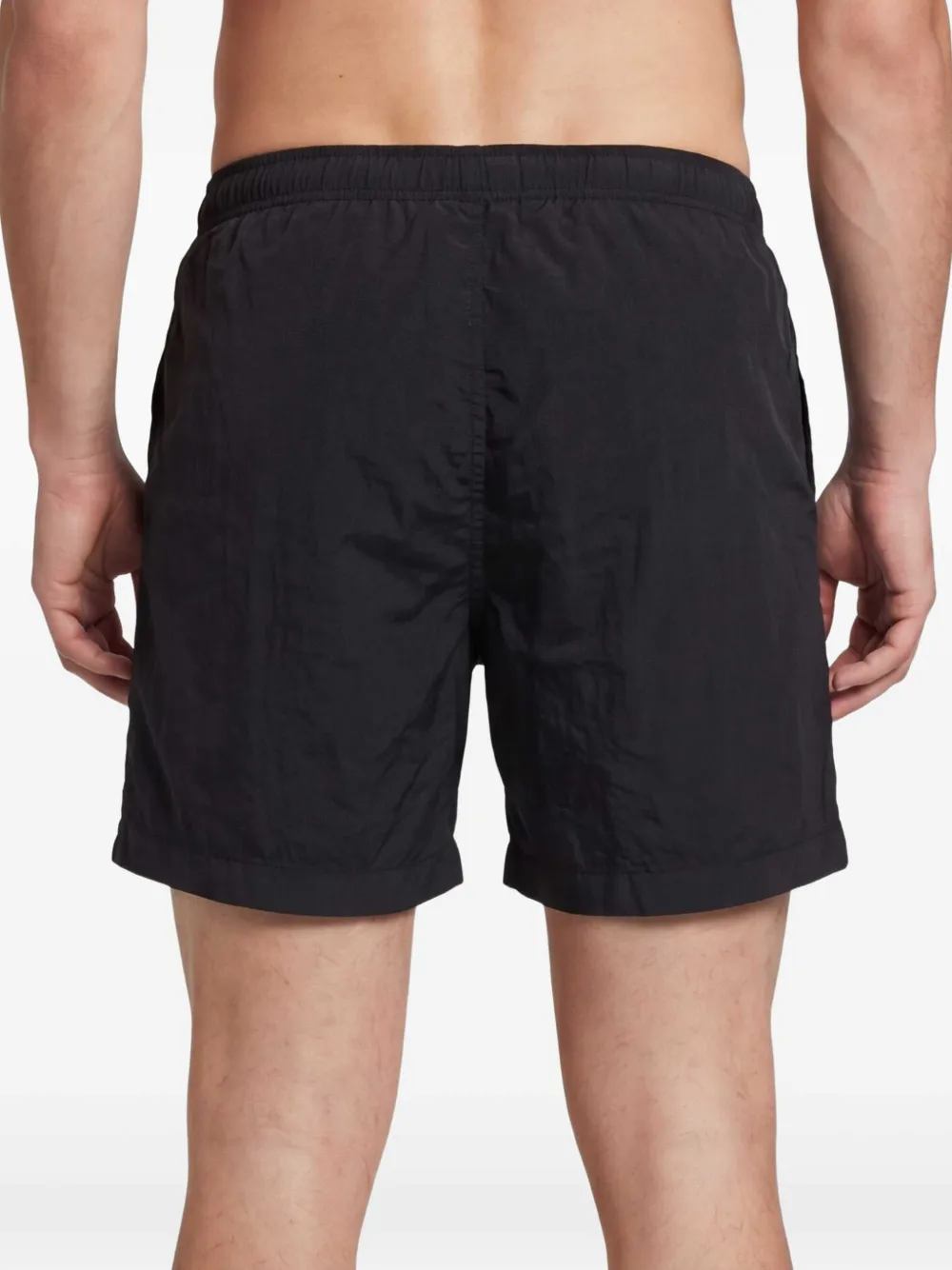 C.P. Company Zwembroek met logopatch Zwart