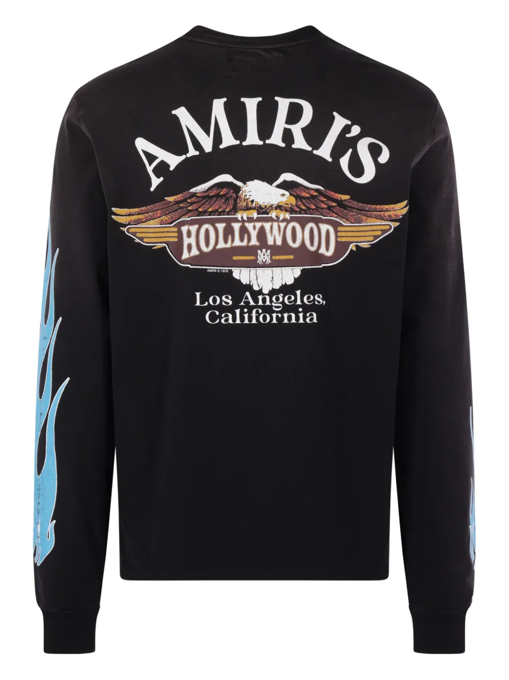 AMIRI long-sleeves graphic T-shirt - Zwart