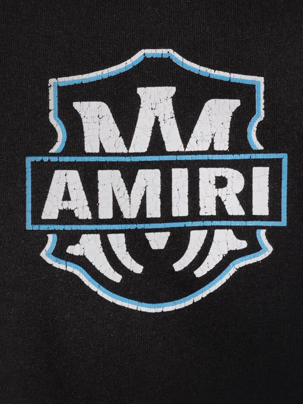 AMIRI Eagle Flames T-shirt met lange mouwen en grafische print Zwart