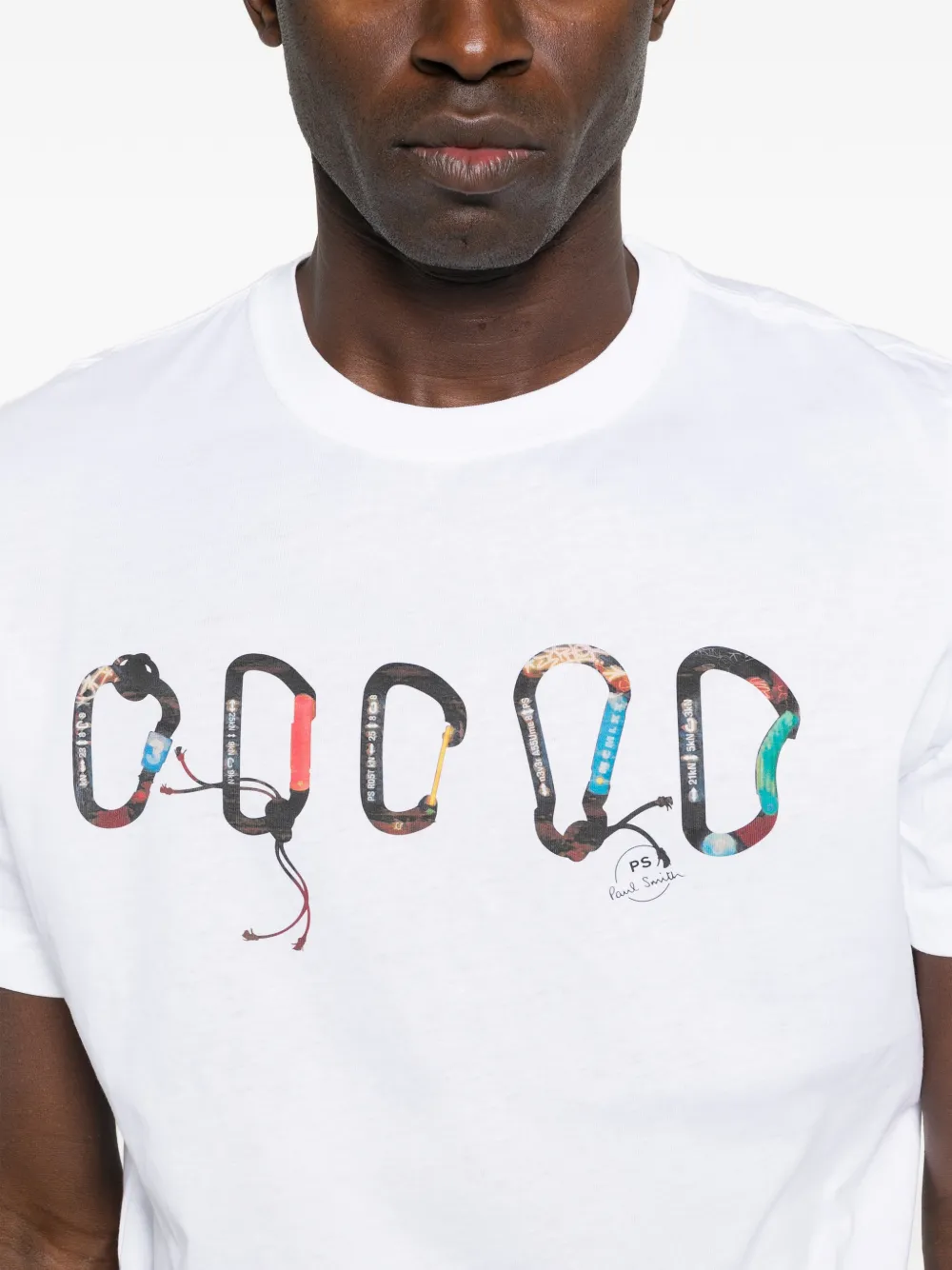 PS Paul Smith T-shirt met karabijnprint Wit