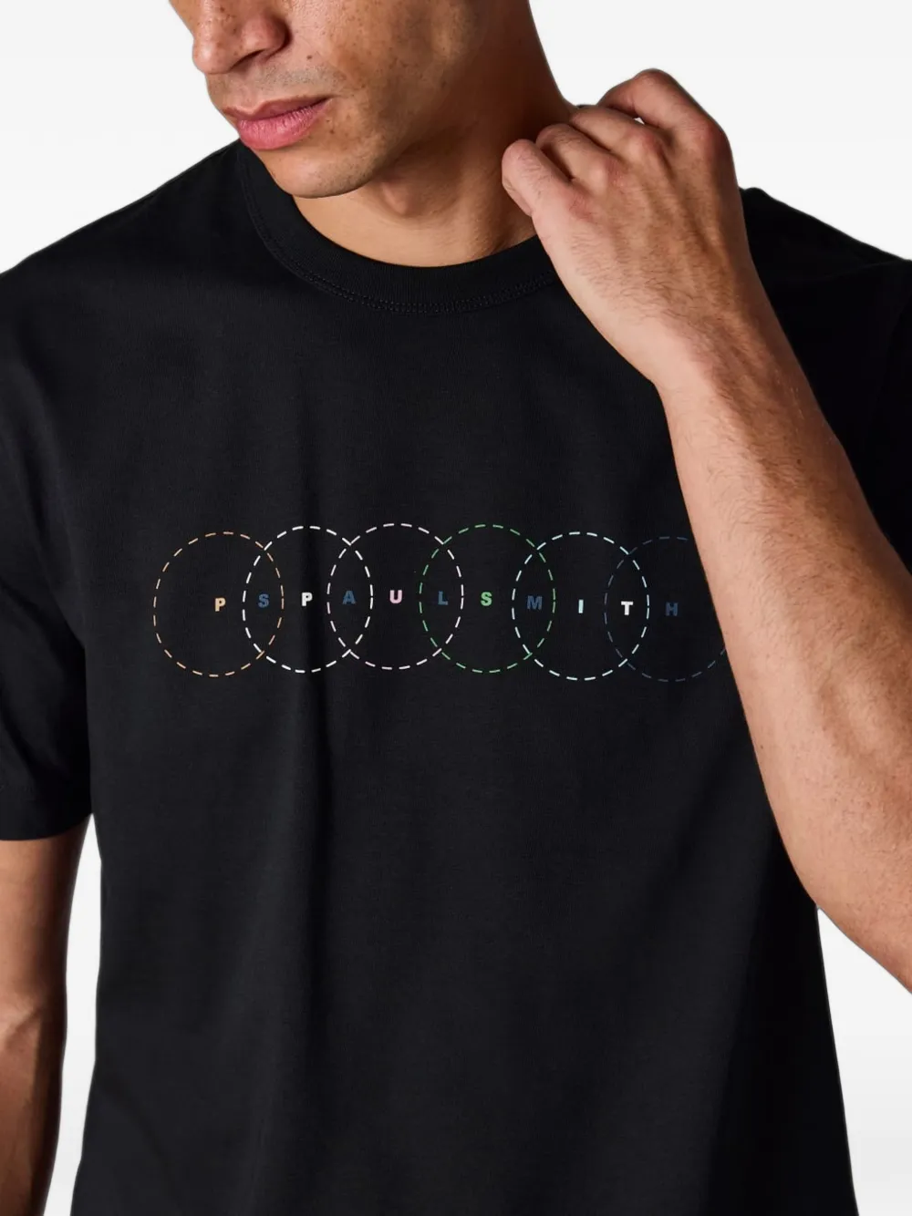 PS Paul Smith T-shirt met grafische print Zwart