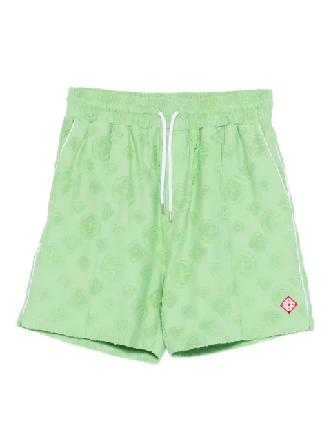 Casablanca logo-pattern drawstring shorts
