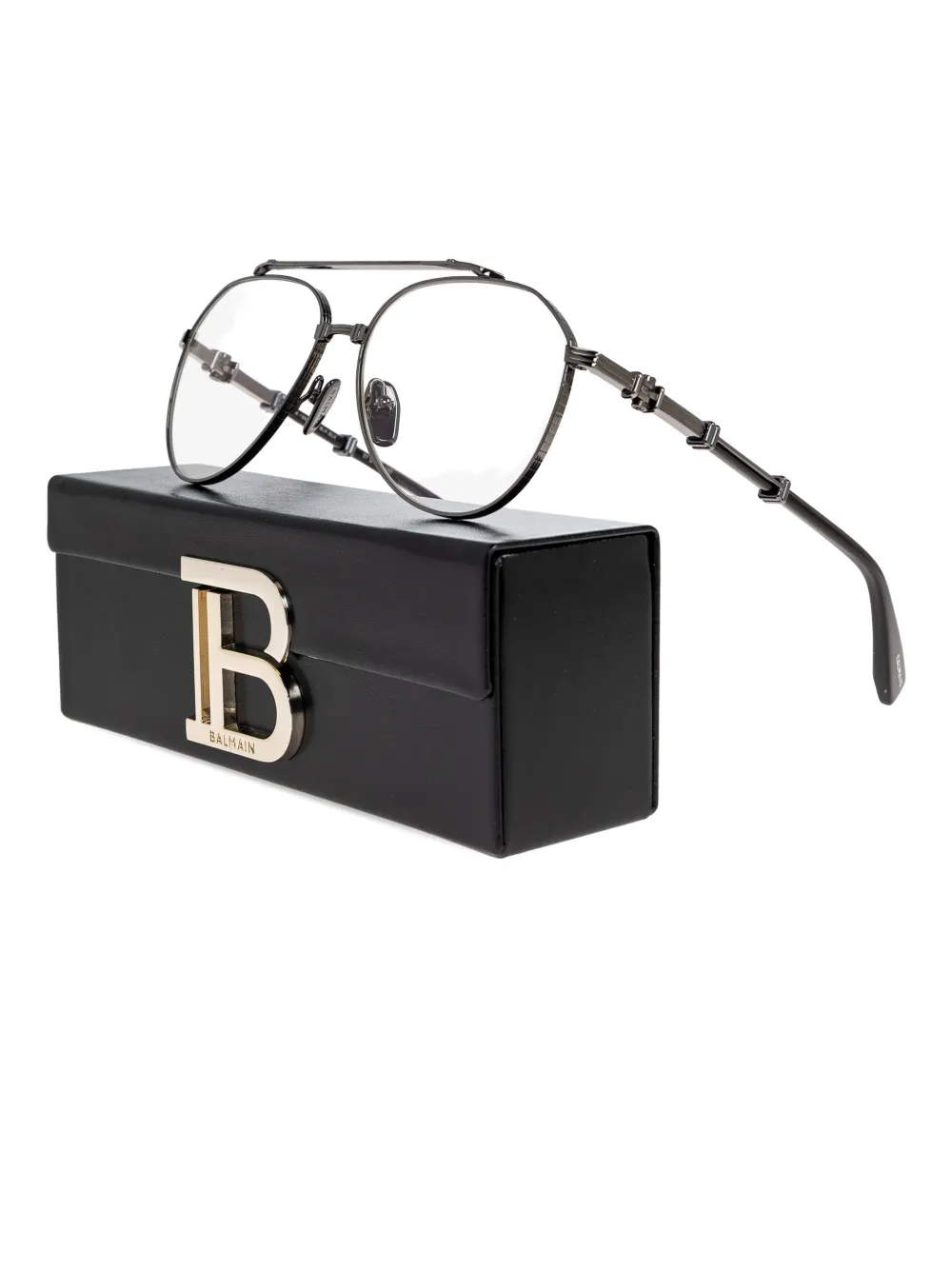  Balmain Pilot-frame Sunglasses - Grey 
