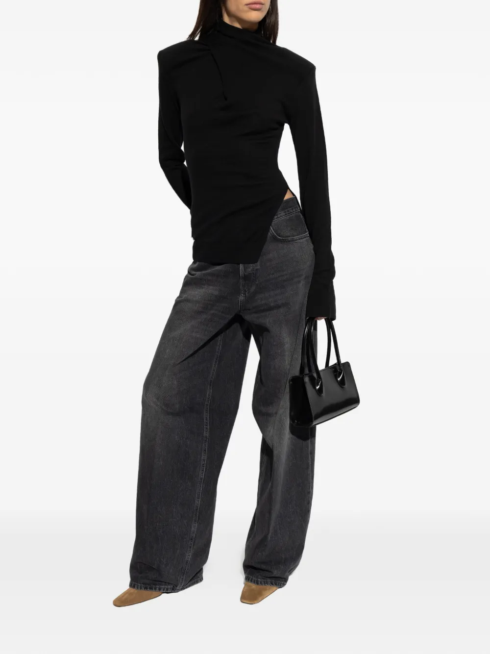 The Attico twist-design turtleneck top | Playeras y jerséis | Image 2