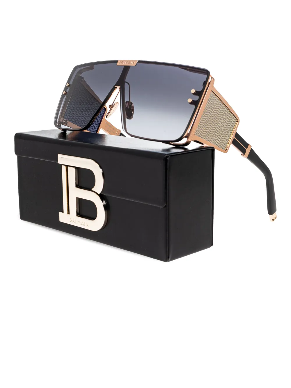  Balmain Eyewear Square-frame Sunglasses - Black 