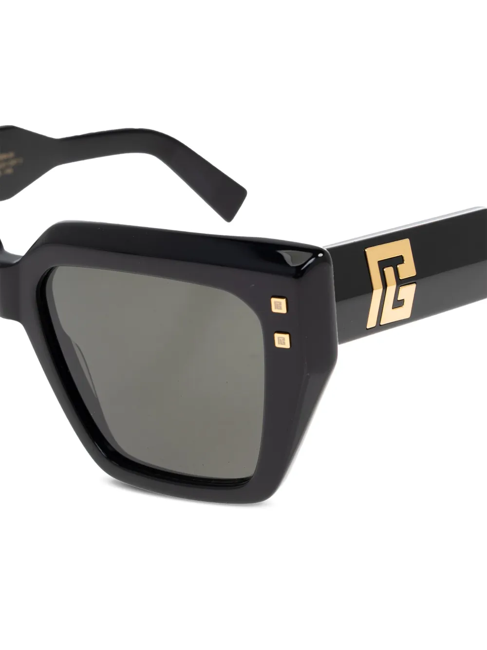 Balmain square-frame sunglasses - Nero