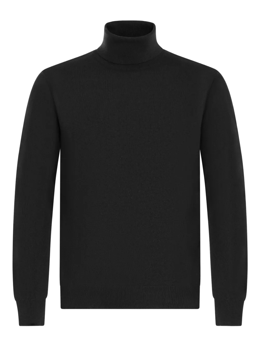 FRANZESE COLLECTION ribbed turtleneck sweater | Black | Image 1