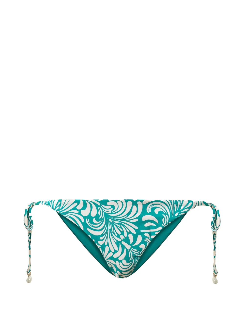 TWINSET botanical-print bikini bottom - Verde