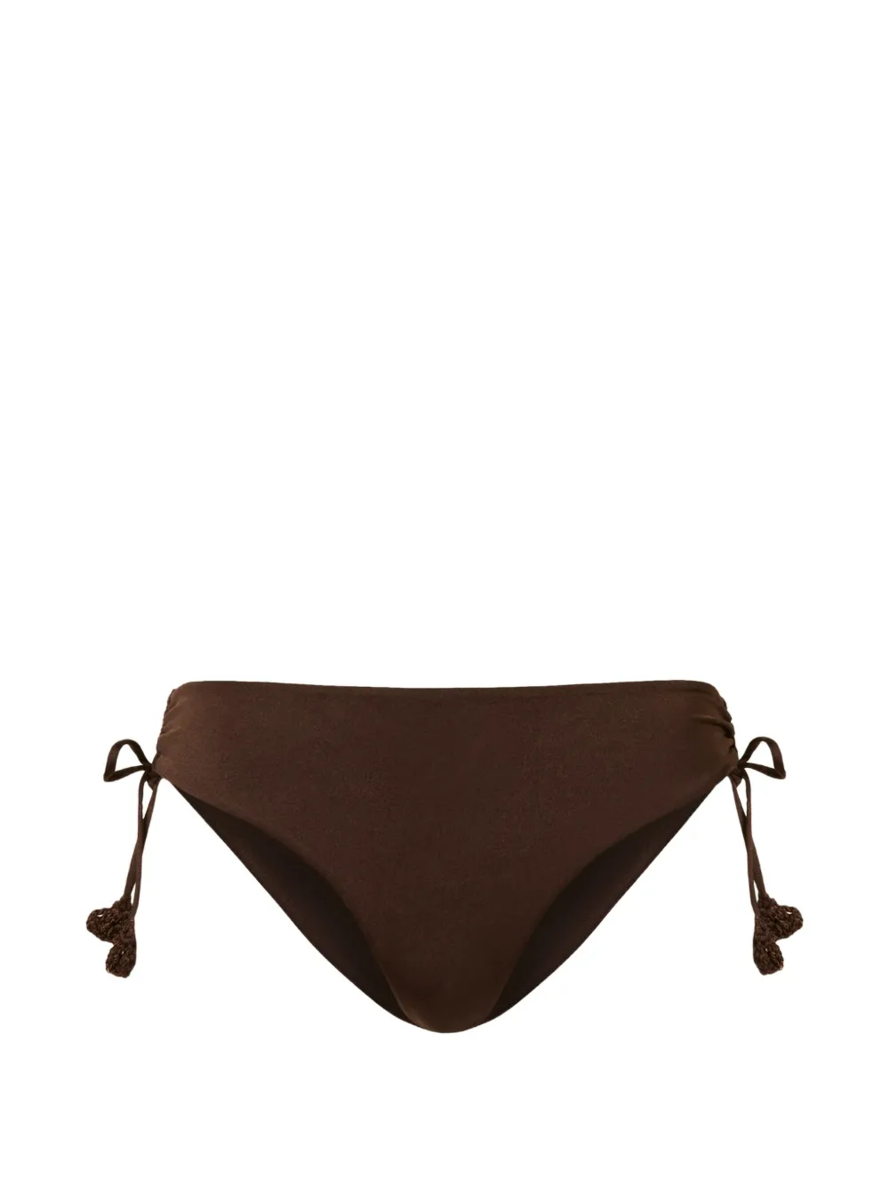 TWINSET crochet-detail bikini bottoms - Braun