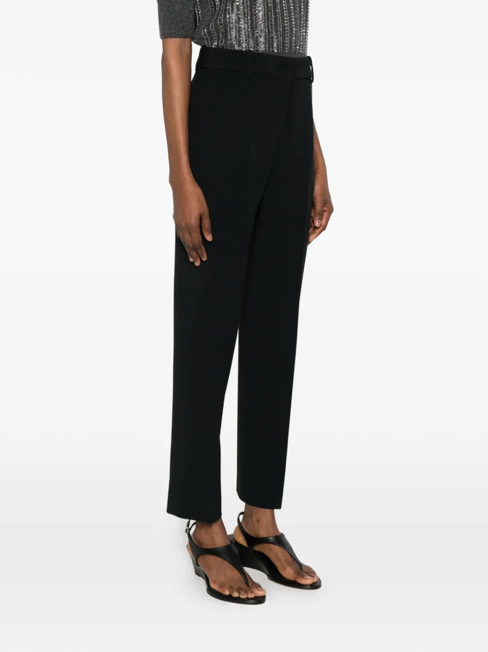 Ermanno Scervino Geplooide pantalon Zwart