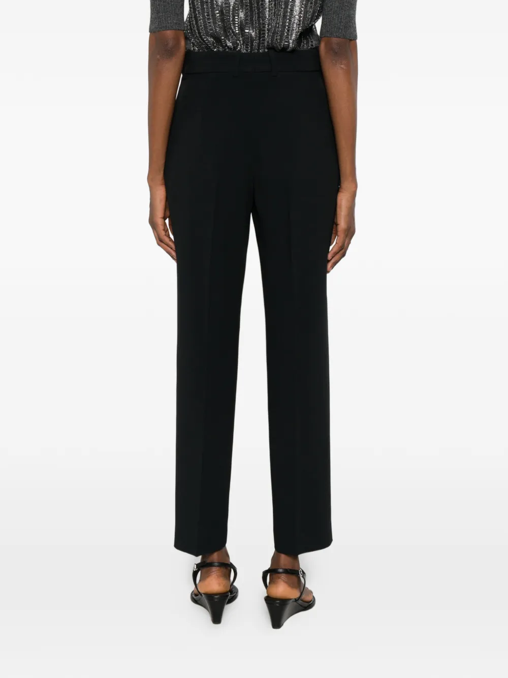 Ermanno Scervino Geplooide pantalon Zwart