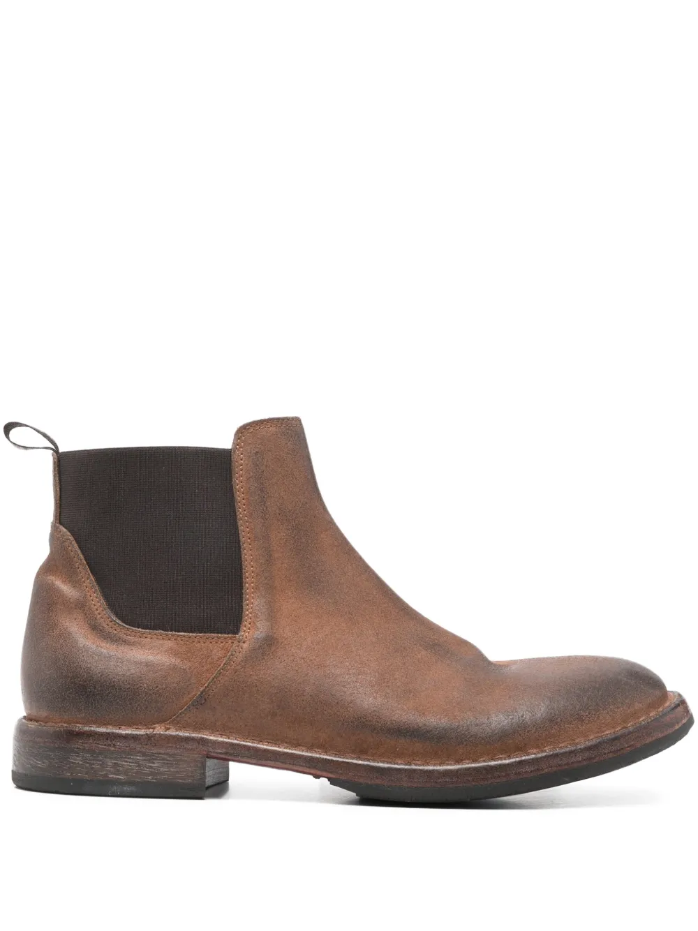 Moma leather boots - Marrone