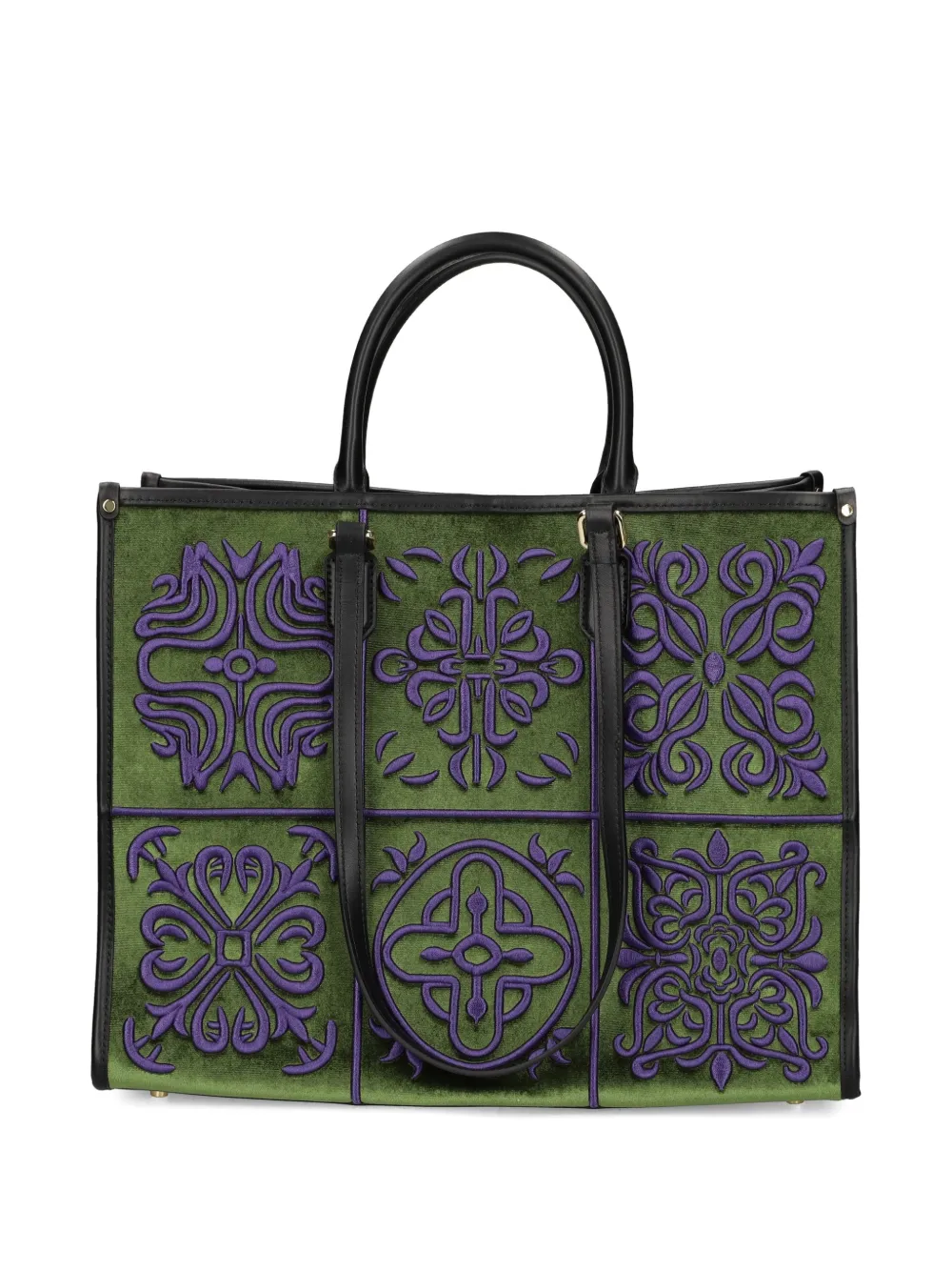 MY BEST BAG embroidered tote bag - Groen