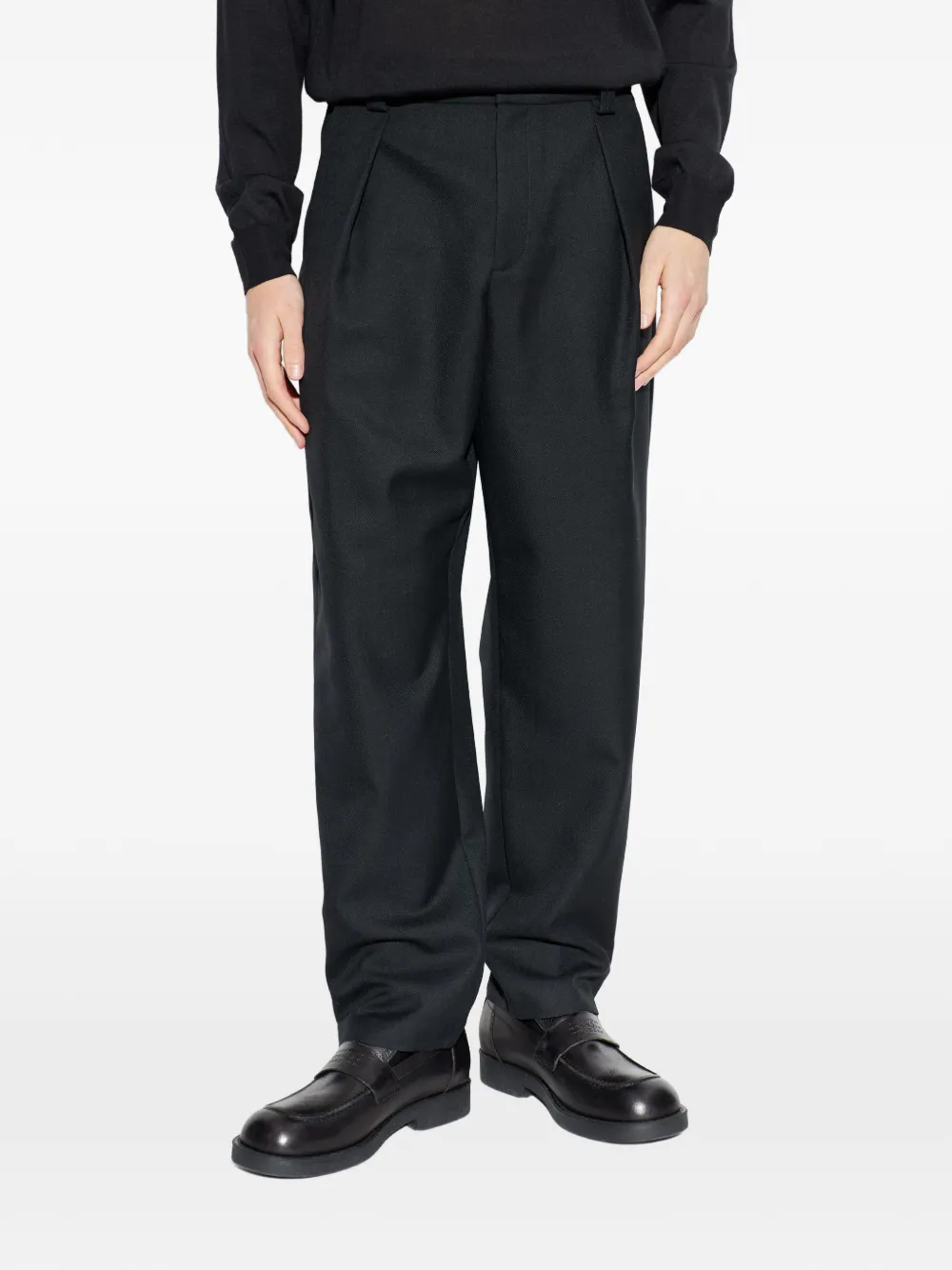  A.p.c. Pleated Trousers - Black 