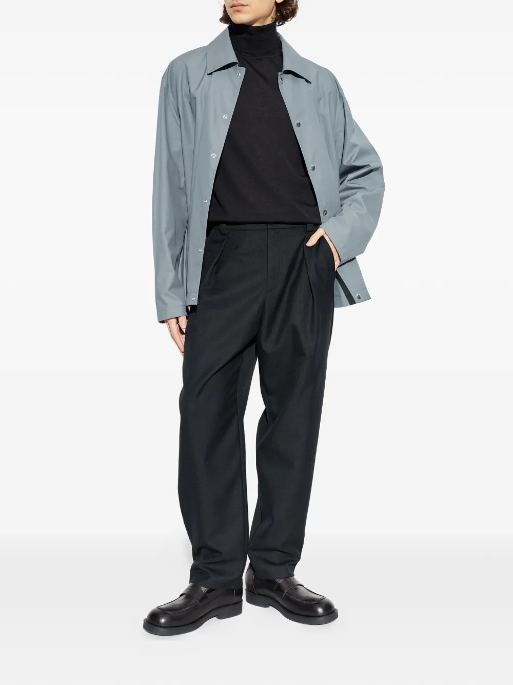A.P.C. pleated trousers - Zwart