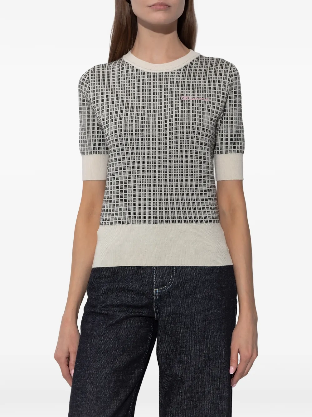  Marni Checked Top - Neutrals 