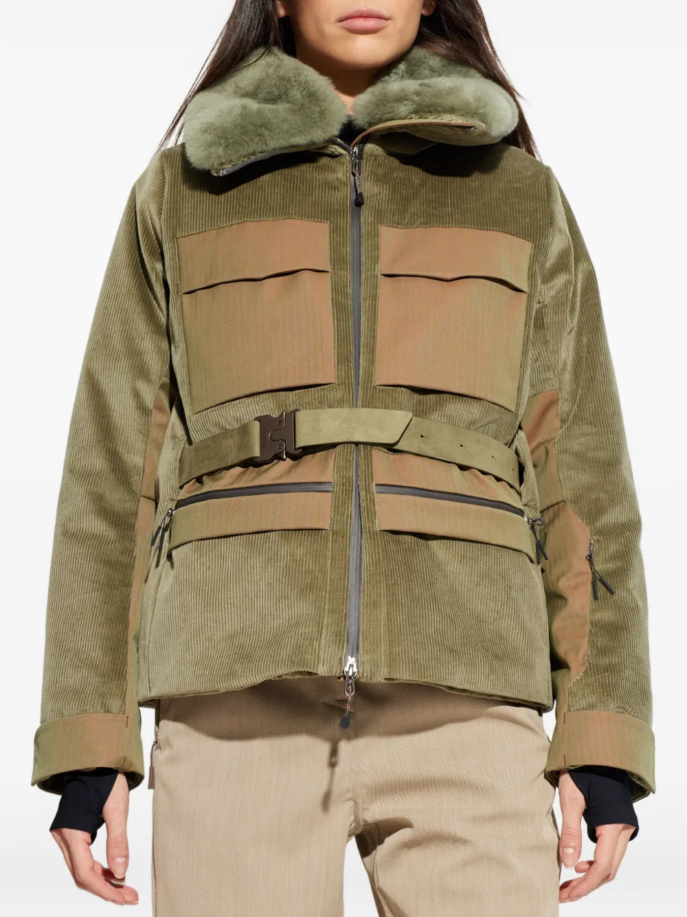  Sease Altai Field Belt Jacket - Green 