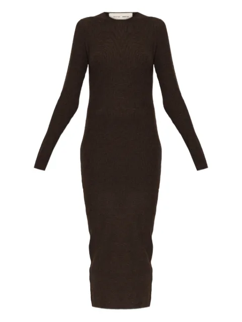 FEAR OF GOD ESSENTIALS vestido de canalé manga larga