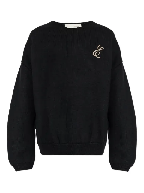 FEAR OF GOD ESSENTIALS logo-embroidered crew-neck sweater