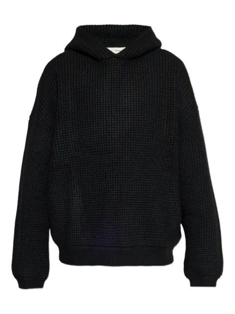 FEAR OF GOD ESSENTIALS hooded waffle hoodie