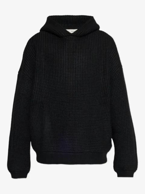 FEAR OF GOD ESSENTIALS hooded waffle hoodie
