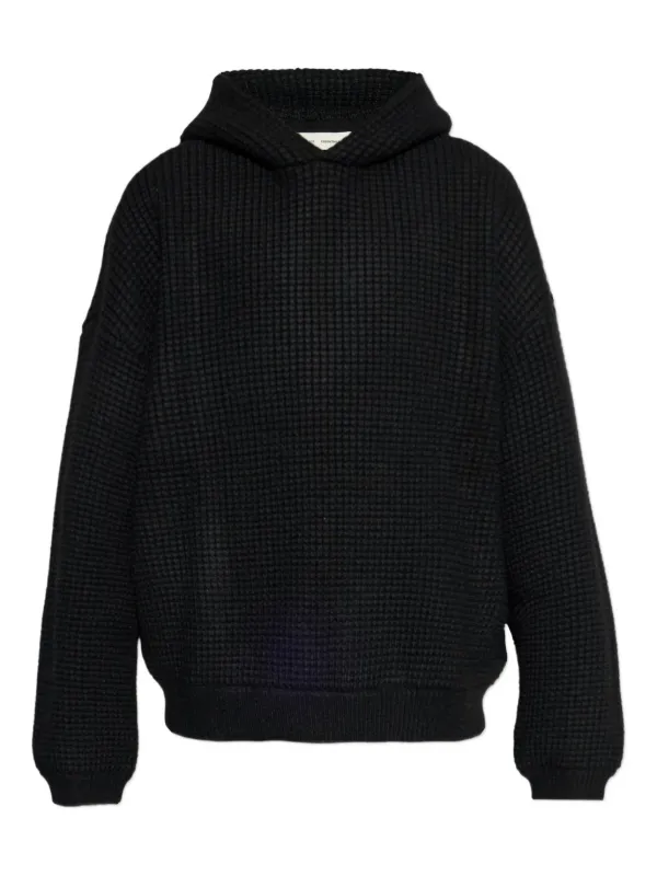 FEAR OF GOD ESSENTIALS ワッフル パーカー | ブラック | FARFETCH JP
