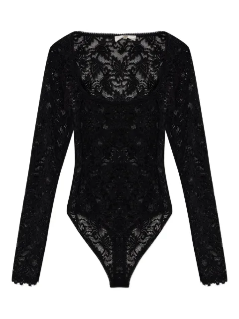 LoveShackFancy langærmet Jannie bodysuit med blonde