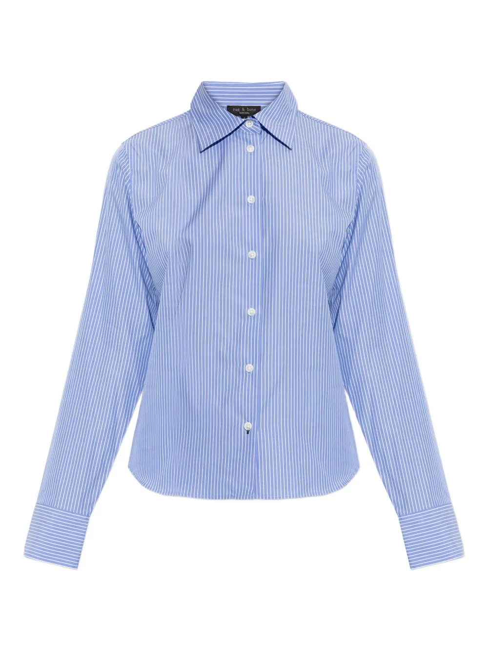 rag & bone striped buttoned shirt - Blu