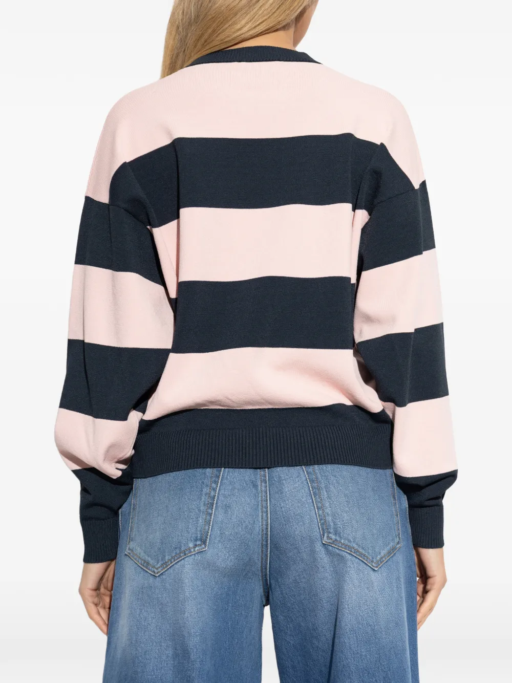 Coperni Gestreepte trui Roze