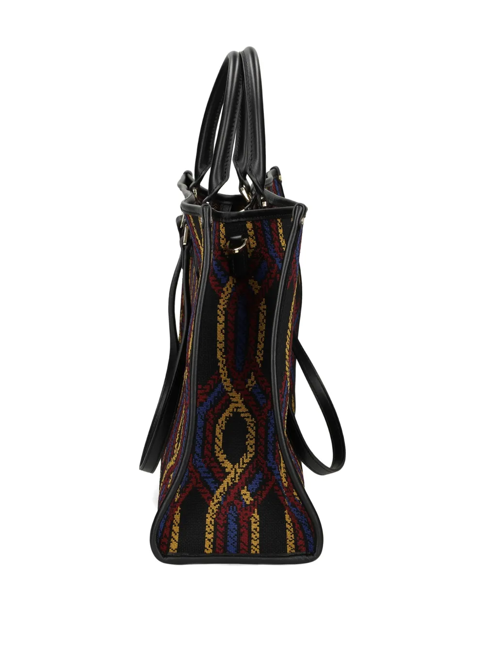  My Best Bag Patterned Tote Bag - Black 