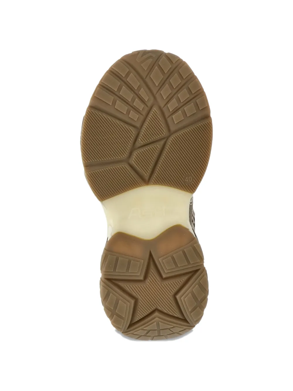 Ash Dragon sneakers met vlakken Beige