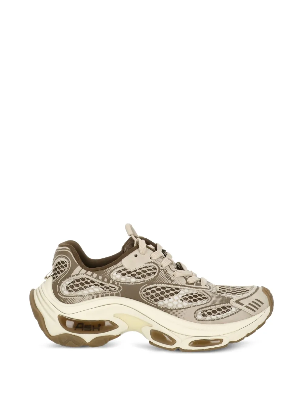 Ash Dragon paneled sneakers - Nude