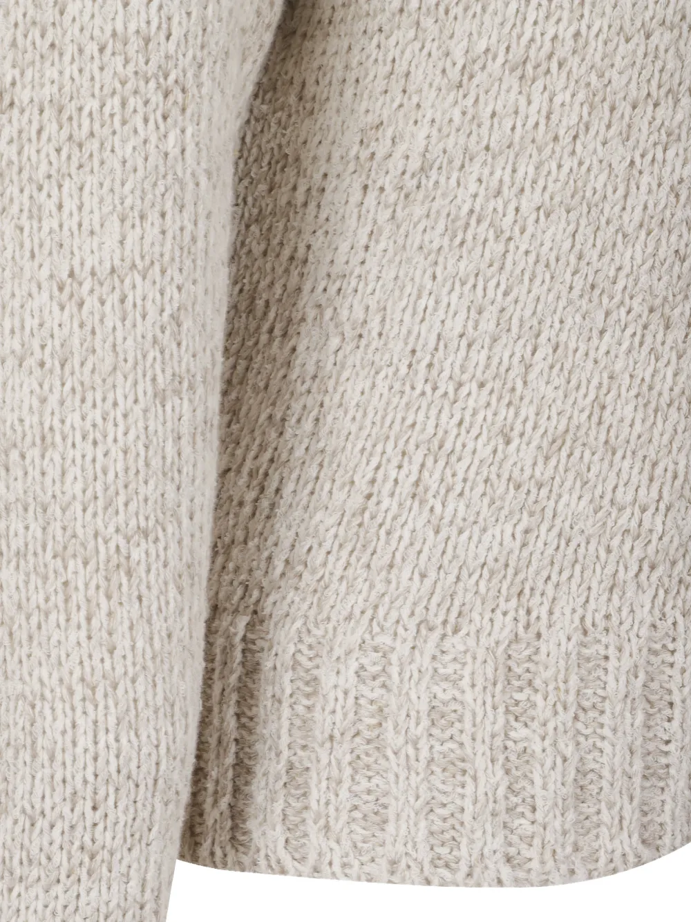Barena Grofgebreide trui Beige