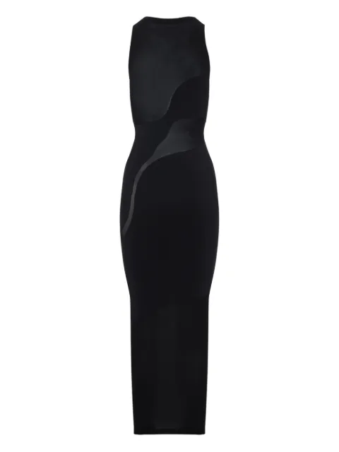 Wolford sheer panel maxi dress