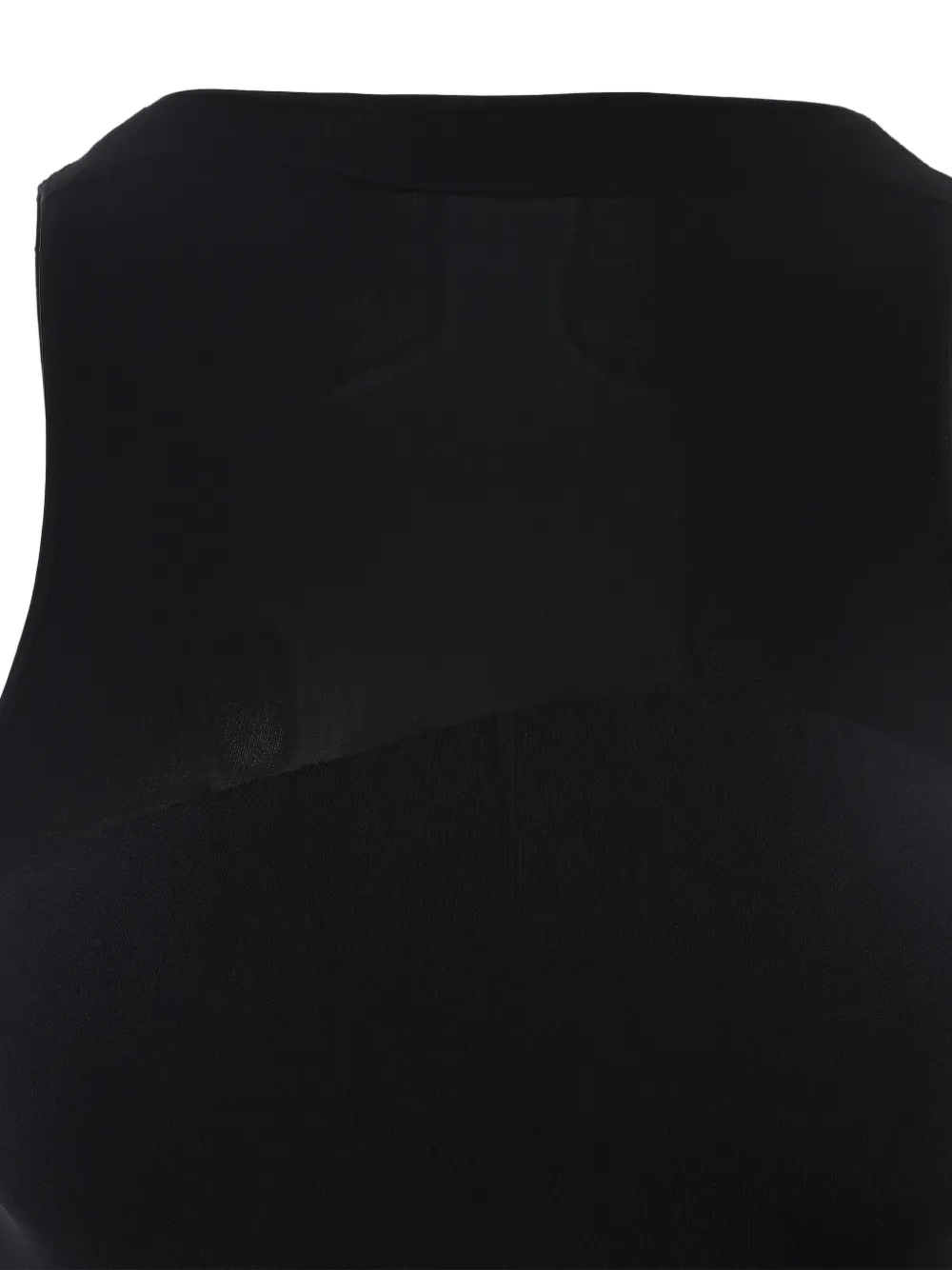 Wolford Maxi-jurk met doorzichtig vlak Zwart