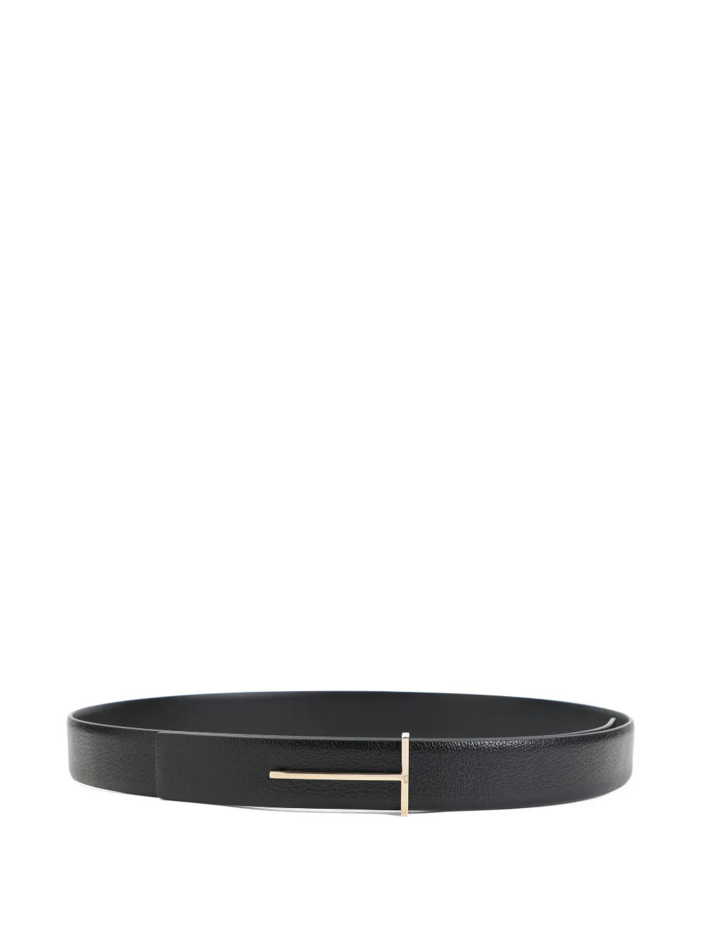 TOM FORD t buckle leather belt - Nero