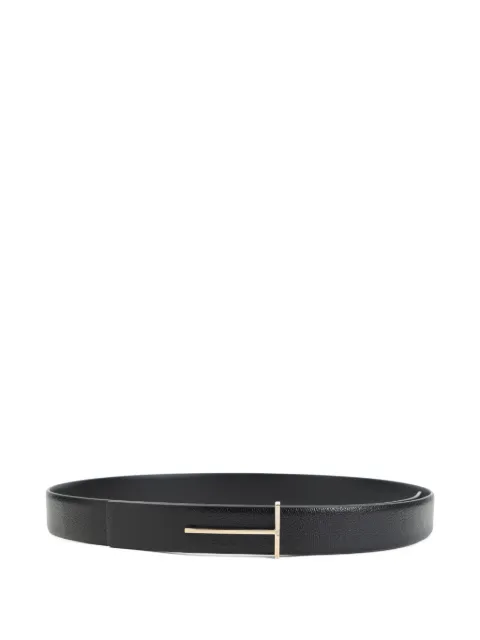 TOM FORD t buckle leather belt