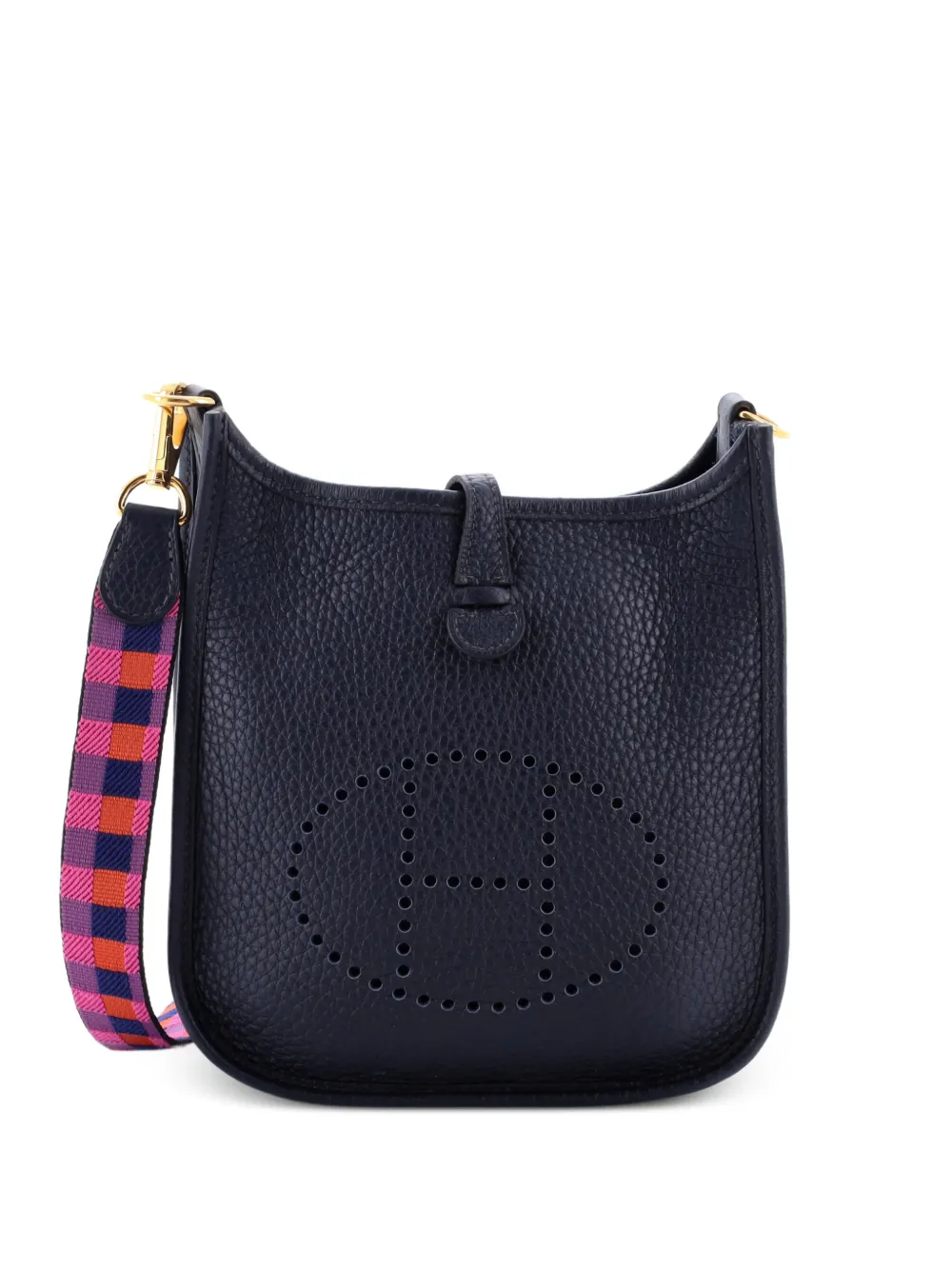 Hermès Pre-Owned Evelyne Bag Gen III Clemence TPM crossbody bag - Blue