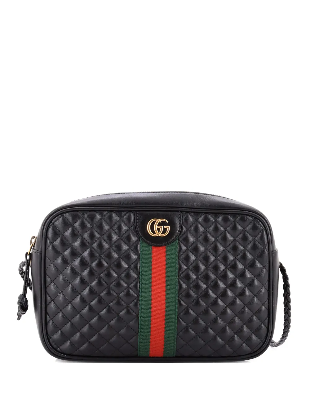 Gucci Pre-Owned Trapuntata Camera Bag Quilted Leather Small crossbody bag - Nero