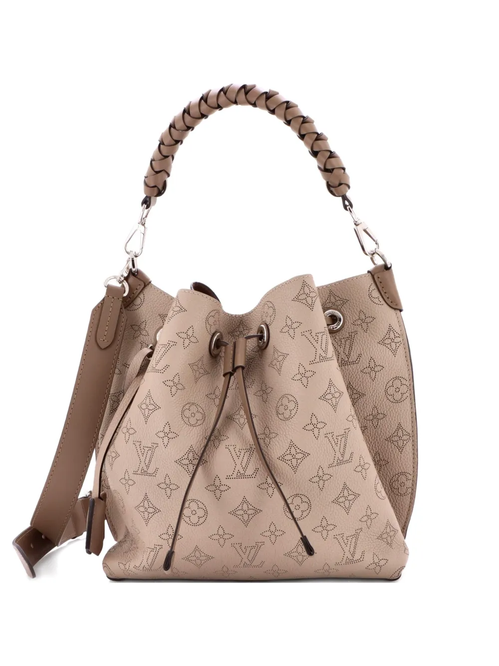 Louis Vuitton Pre-Owned Borsa a secchiello Muria Mahina in pelle - Toni neutri