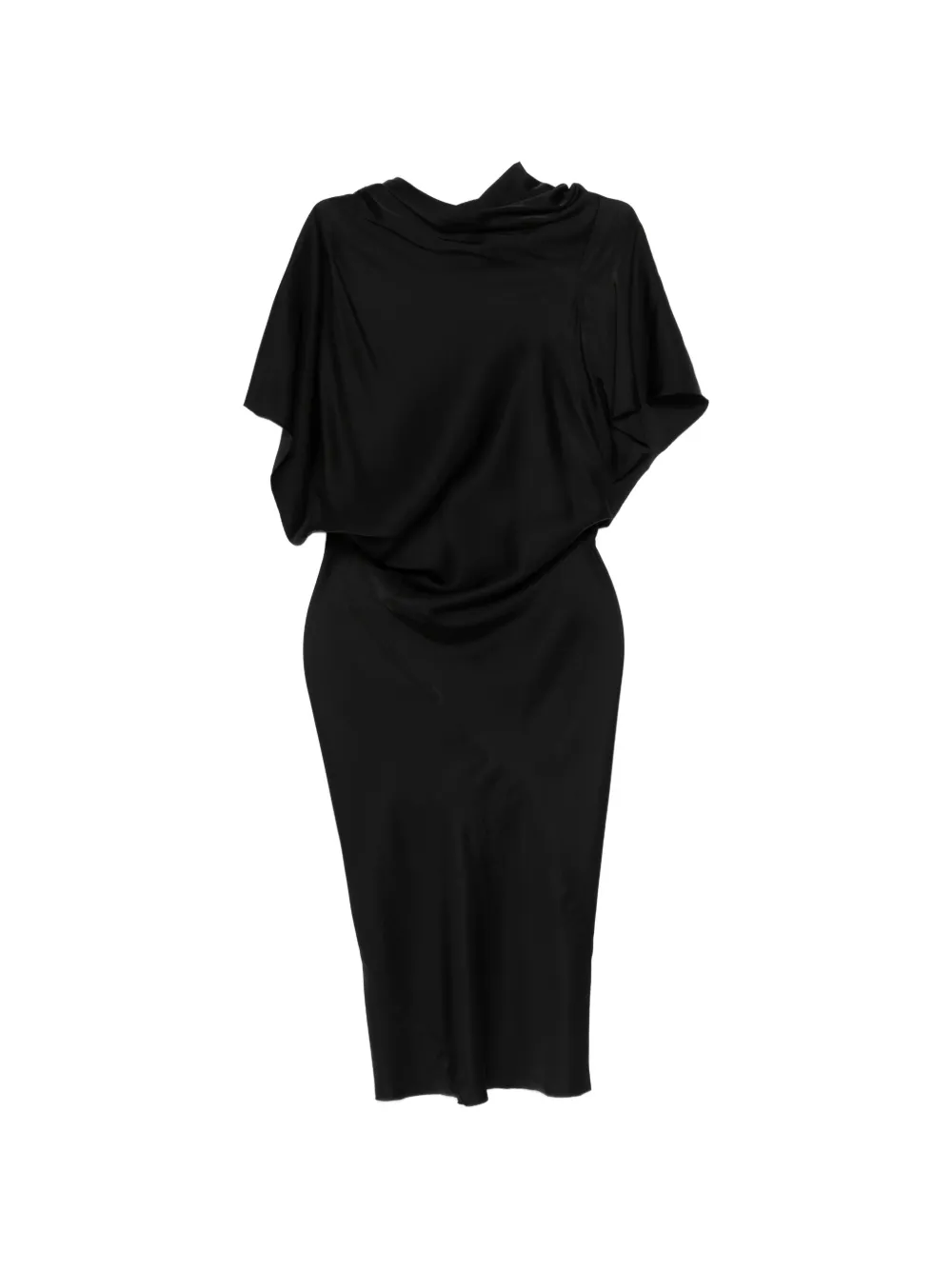 Rick Owens Abito drappeggiato - Nero