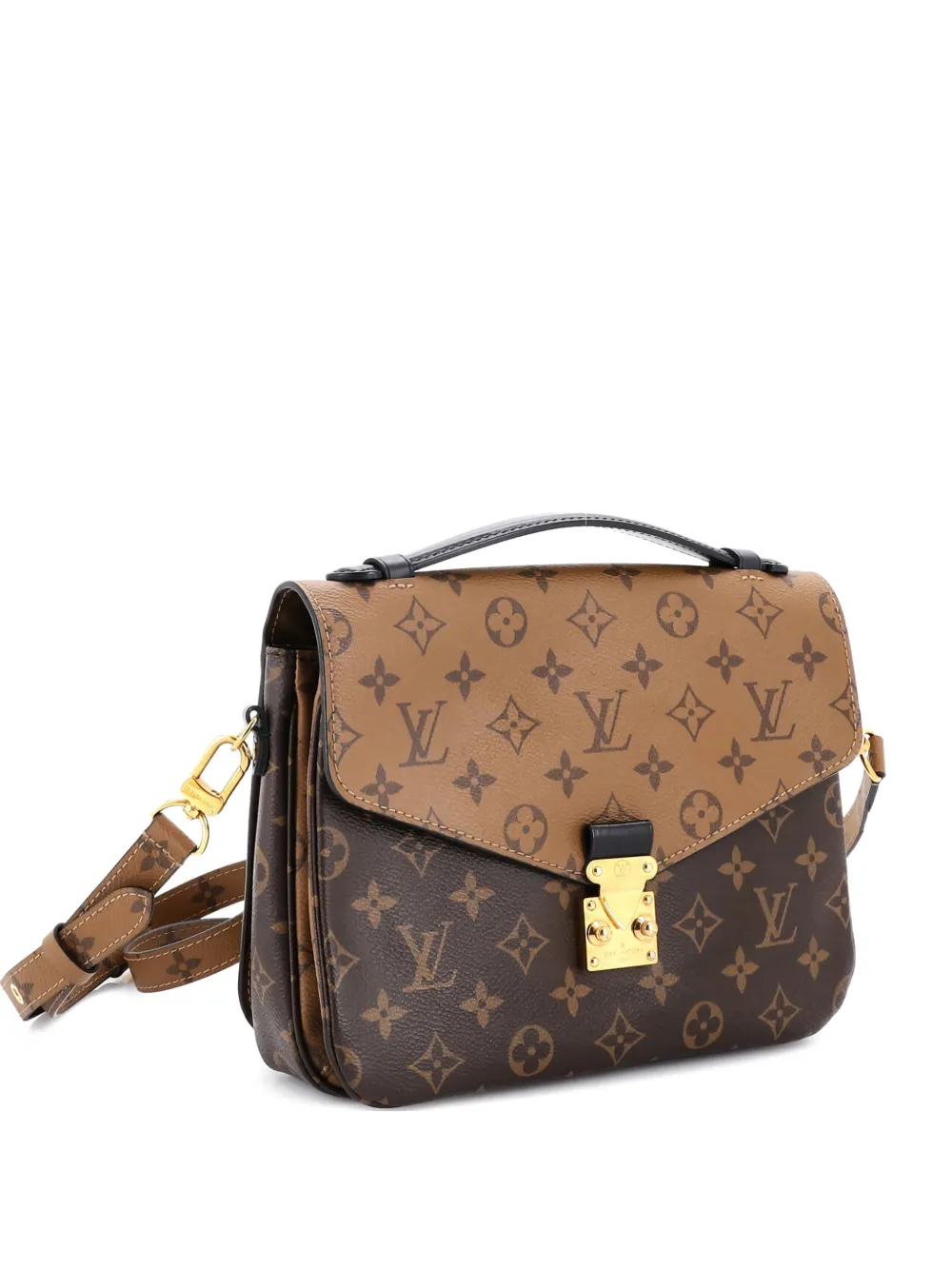 Louis Vuitton Pre-Owned Pochette Metis Reverse Monogram Canvas crossbody bag - Marrone