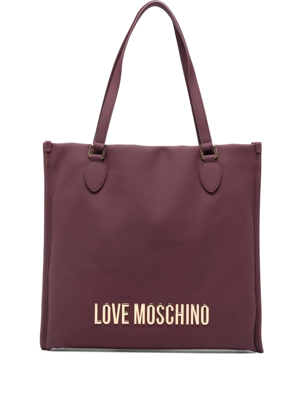 Love Moschino logo lettering tote bag - Viola
