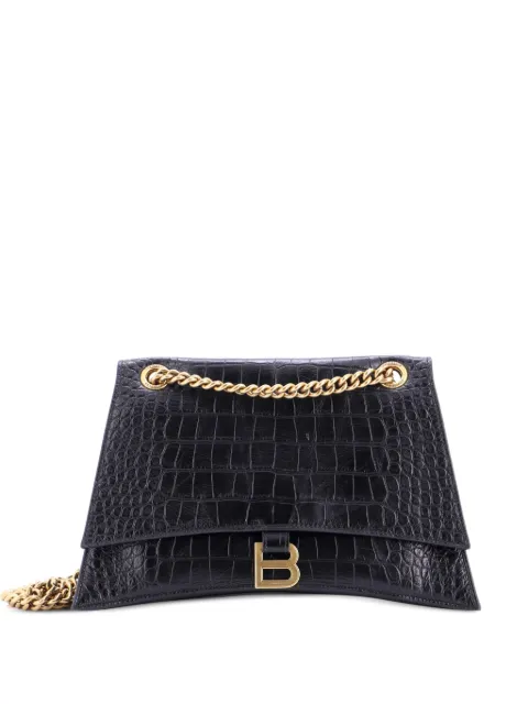 Balenciaga Pre-Owned Crush Chain Flap Bag Leather Medium shoulder bag