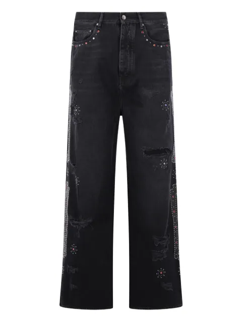 AMIRI jeans anchos con aplique