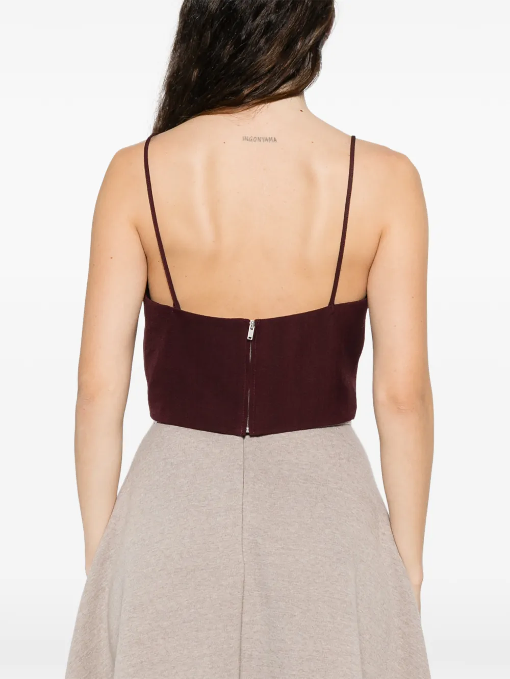 Jil Sander Cropped top Paars