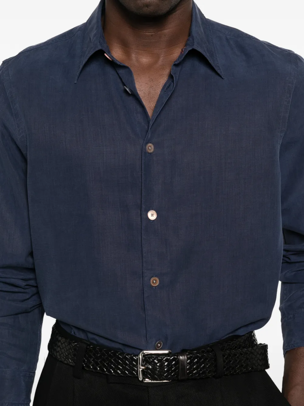 PS Paul Smith Overhemd met knopen Blauw