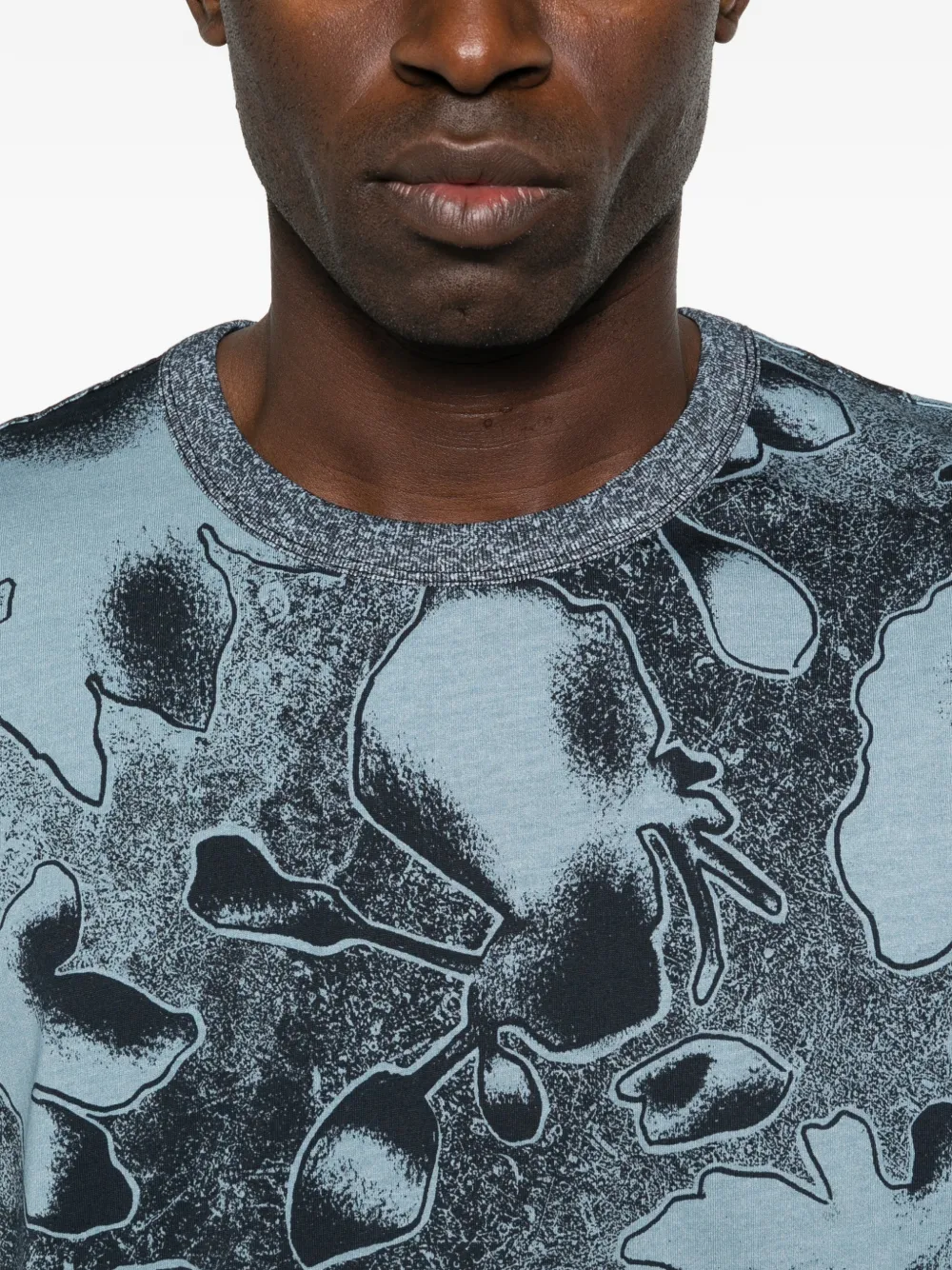 PS Paul Smith T-shirt met bloemenprint Blauw