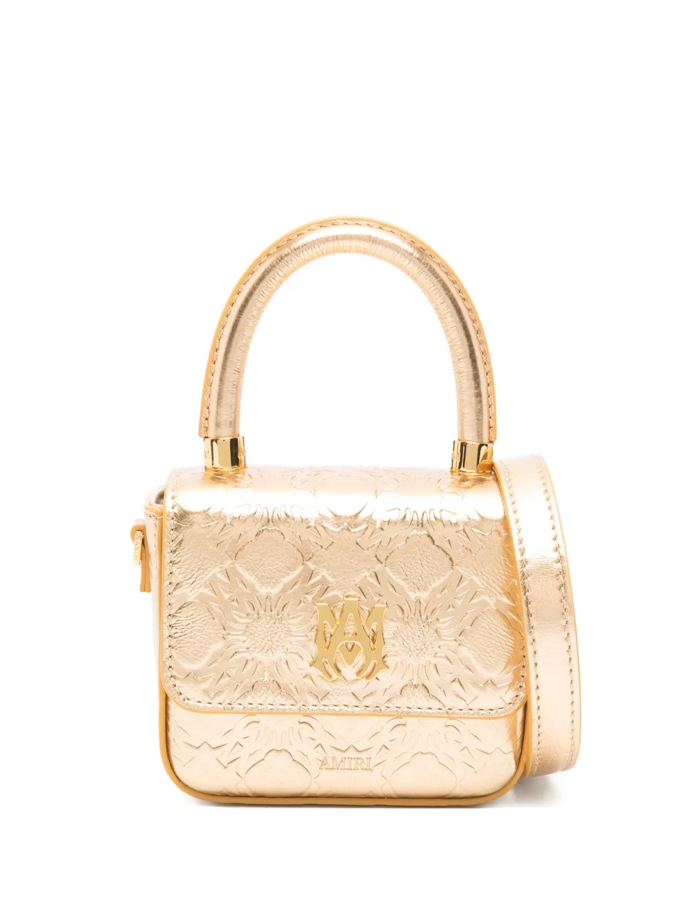 AMIRI nano MA Quad mini bag - Oro