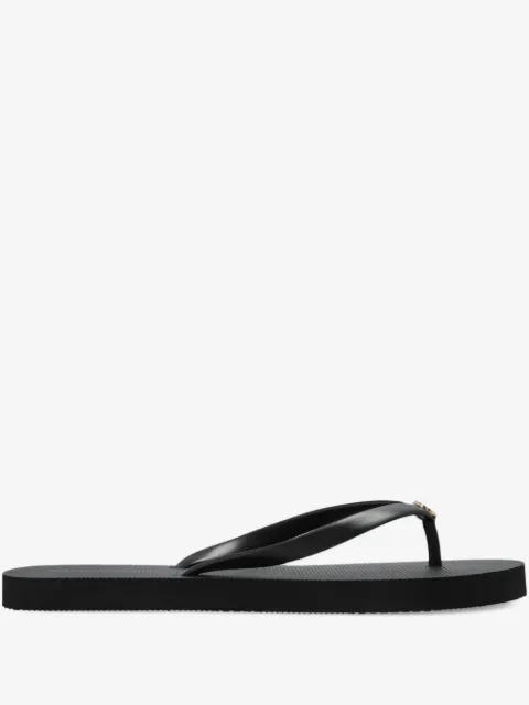 Melissa Odabash flip flops con detalle del logo